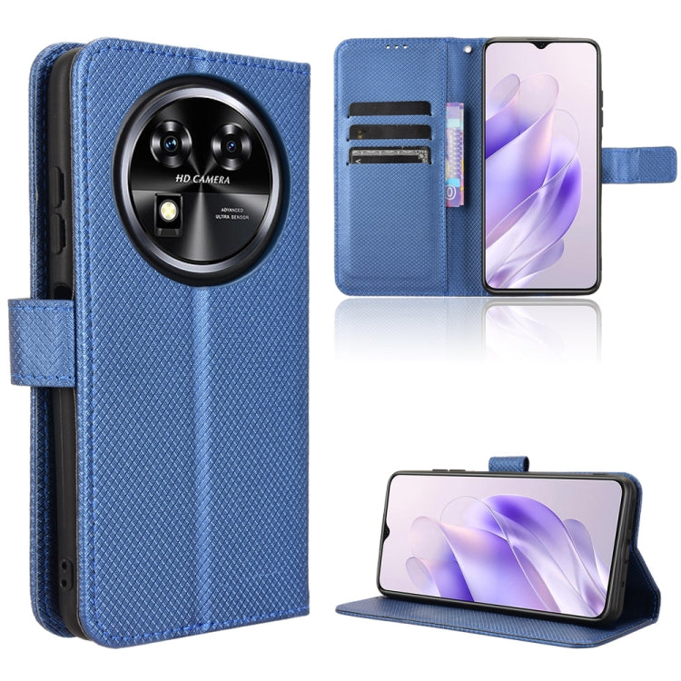 Custodia per telefono in pelle con trama a diamante, For Oukitel C53, For Oukitel C50, For Oukitel C37, For Oukitel C51