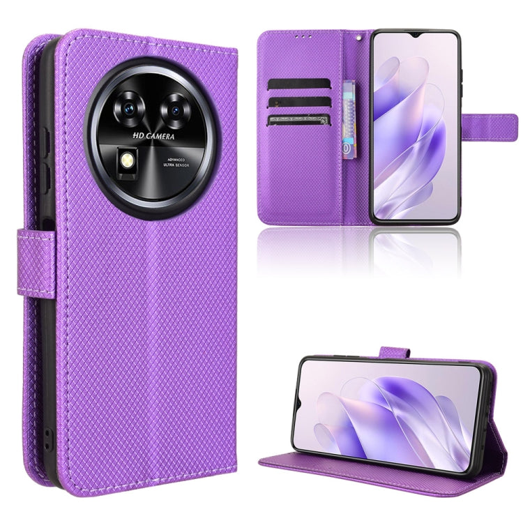 Custodia per telefono in pelle con trama a diamante, For Oukitel C53, For Oukitel C50, For Oukitel C37, For Oukitel C51