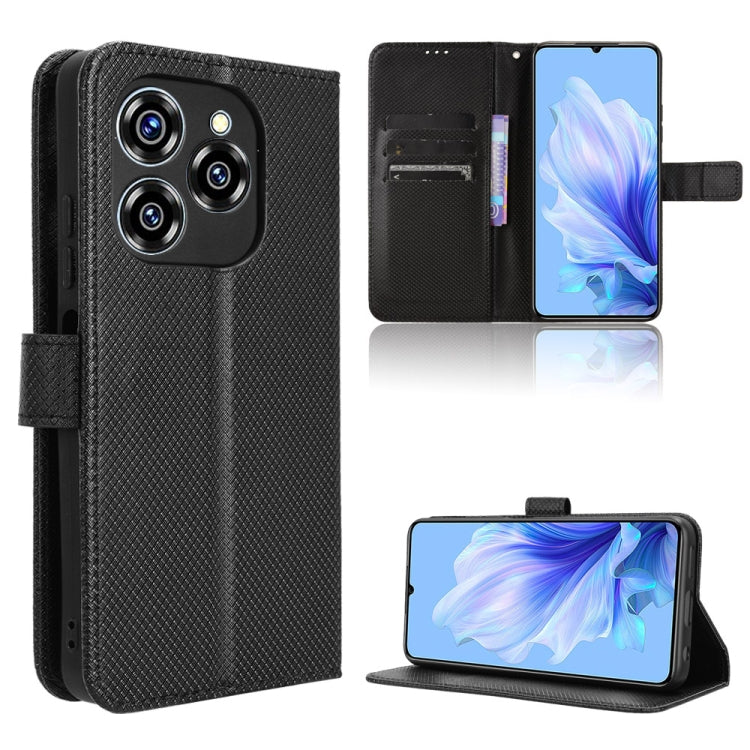 Custodia per telefono in pelle con trama a diamante, For Oukitel C53, For Oukitel C50, For Oukitel C37, For Oukitel C51