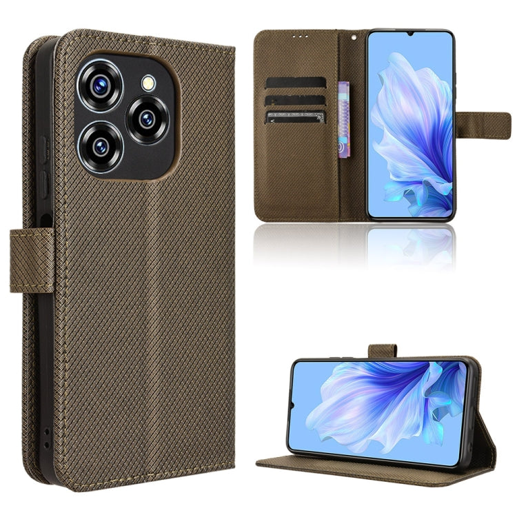 Custodia per telefono in pelle con trama a diamante, For Oukitel C53, For Oukitel C50, For Oukitel C37, For Oukitel C51