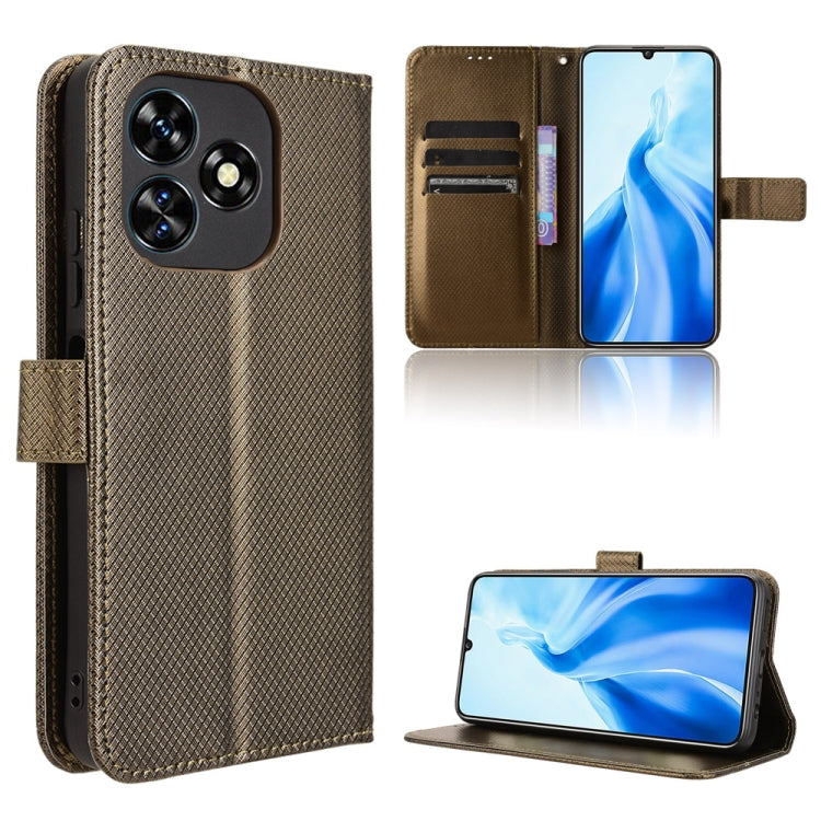 Custodia per telefono in pelle con trama a diamante, For Oukitel C53, For Oukitel C50, For Oukitel C37, For Oukitel C51