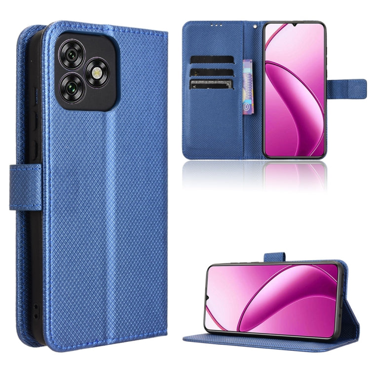 Custodia per telefono in pelle con trama a diamante, For Oukitel C53, For Oukitel C50, For Oukitel C37, For Oukitel C51