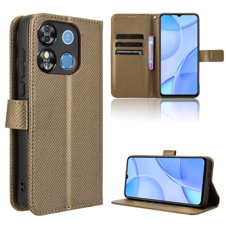 Custodia per telefono in pelle con trama a diamante, For Oukitel C65 / C65 Pro, For Oukitel C61 / C61 Pro, For Oukitel C58 / C58 Pro, For Oukitel C57S