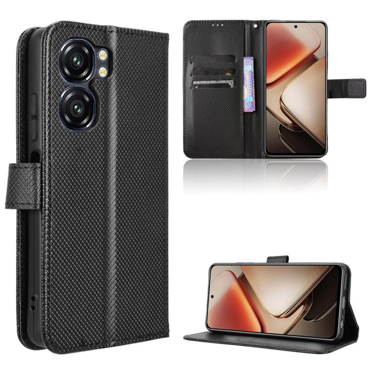 Custodia per telefono in pelle con trama a diamante, For Oukitel C65 / C65 Pro, For Oukitel C61 / C61 Pro, For Oukitel C58 / C58 Pro, For Oukitel C57S