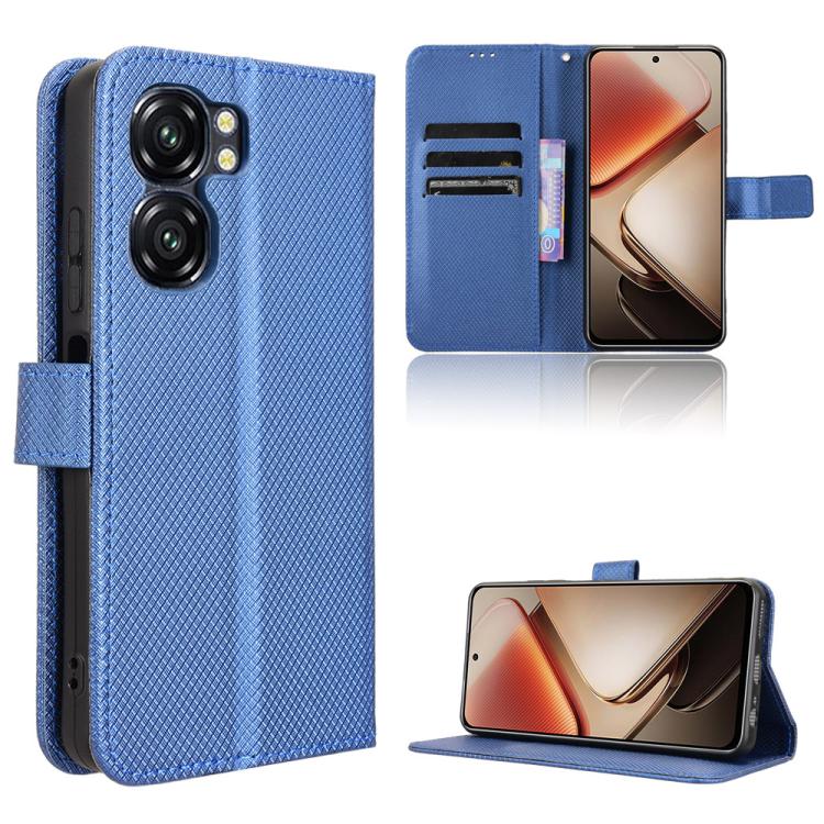 Custodia per telefono in pelle con trama a diamante, For Oukitel C65 / C65 Pro, For Oukitel C61 / C61 Pro, For Oukitel C58 / C58 Pro, For Oukitel C57S