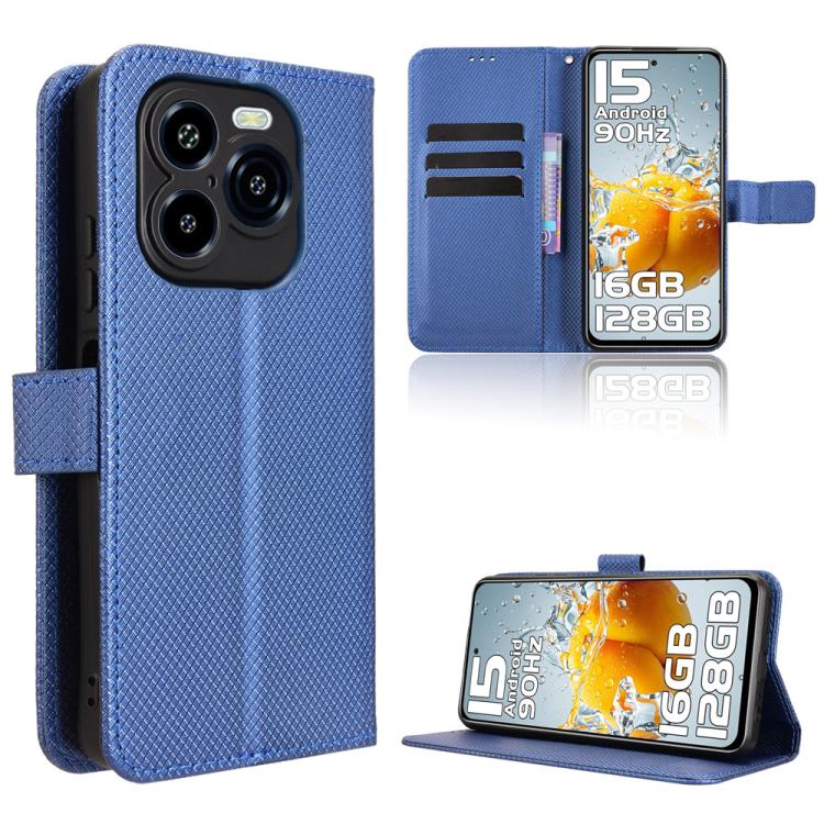 Custodia per telefono in pelle con trama a diamante, For Oukitel C65 / C65 Pro, For Oukitel C61 / C61 Pro, For Oukitel C58 / C58 Pro, For Oukitel C57S
