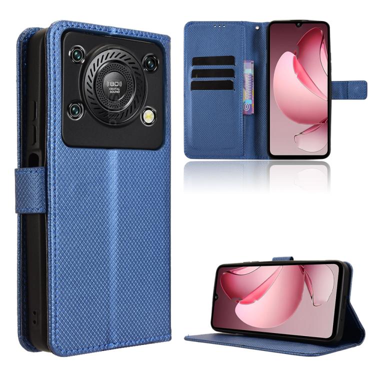 Custodia per telefono in pelle con trama a diamante, For Oukitel C69, For Oukitel C59 / C59 Pro, For Oukitel C1 / C1 Pro, For Oukitel C60 / C60 Pro
