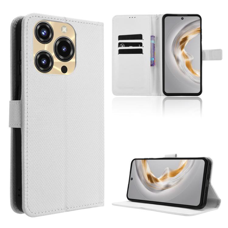 Custodia per telefono in pelle con trama a diamante, For Oukitel C69, For Oukitel C59 / C59 Pro, For Oukitel C1 / C1 Pro, For Oukitel C60 / C60 Pro