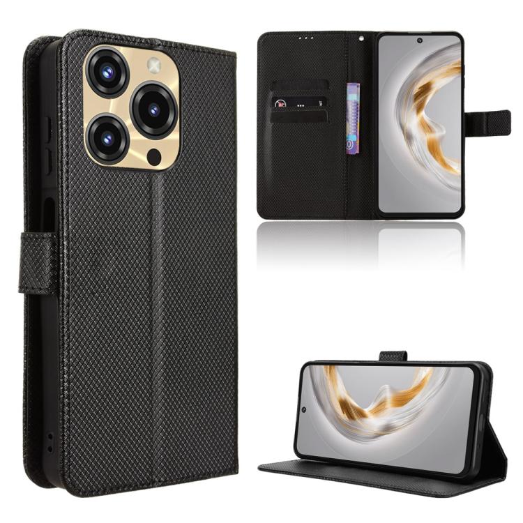 Custodia per telefono in pelle con trama a diamante, For Oukitel C69, For Oukitel C59 / C59 Pro, For Oukitel C1 / C1 Pro, For Oukitel C60 / C60 Pro