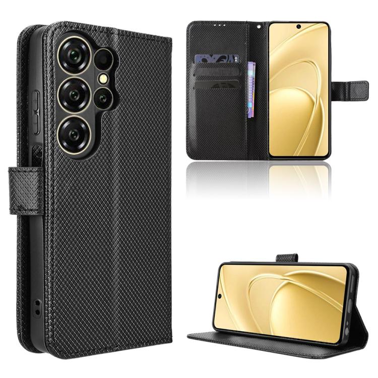 Custodia per telefono in pelle con trama a diamante, For Oukitel C17 4G 2026, For Oukitel C26, For Oukitel C68, For Oukitel C62 / C62 Pro
