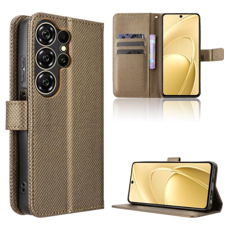 Custodia per telefono in pelle con trama a diamante, For Oukitel C17 4G 2026, For Oukitel C26, For Oukitel C68, For Oukitel C62 / C62 Pro