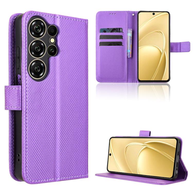 Custodia per telefono in pelle con trama a diamante, For Oukitel C17 4G 2026, For Oukitel C26, For Oukitel C68, For Oukitel C62 / C62 Pro