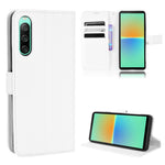 Custodia per telefono in pelle con trama a diamante, For Sony Xperia 1 VI 2024, For Sony Xperia 5 V 2023, For Sony Xperia 1 V, For Sony Xperia 10 V