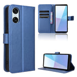 Custodia per telefono in pelle con trama a diamante, For Sony Xperia 1 VIII, For Sony Xperia 10 VII, For Sony Xperia 1 VII, For Sony Xperia 10 VI 2024