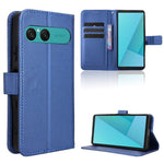 Custodia per telefono in pelle con trama a diamante, For Sony Xperia 1 VIII, For Sony Xperia 10 VII, For Sony Xperia 1 VII, For Sony Xperia 10 VI 2024