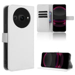 Custodia per telefono in pelle con trama a diamante, For Sharp Aquos R9, For Sharp Aquos Sense8, For Sharp Aquos R8 Pro / Leica Leitz Phone 3, For Sharp Aquos R8