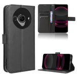Custodia per telefono in pelle con trama a diamante, For Sharp Aquos R9, For Sharp Aquos Sense8, For Sharp Aquos R8 Pro / Leica Leitz Phone 3, For Sharp Aquos R8