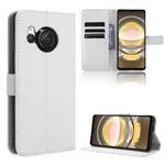 Custodia per telefono in pelle con trama a diamante, For Sharp Aquos R9, For Sharp Aquos Sense8, For Sharp Aquos R8 Pro / Leica Leitz Phone 3, For Sharp Aquos R8