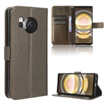 Custodia per telefono in pelle con trama a diamante, For Sharp Aquos R9, For Sharp Aquos Sense8, For Sharp Aquos R8 Pro / Leica Leitz Phone 3, For Sharp Aquos R8