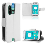 Custodia per telefono in pelle con trama a diamante, For Sharp Mamorino6