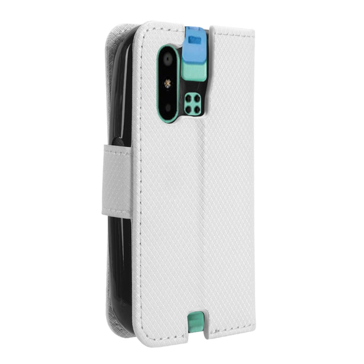 Custodia per telefono in pelle con trama a diamante, For Sharp Mamorino6