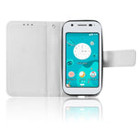 Custodia per telefono in pelle con trama a diamante, For Sharp Mamorino6