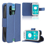 Custodia per telefono in pelle con trama a diamante, For Sharp Mamorino6
