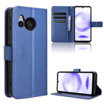 Custodia per telefono in pelle con trama a diamante, For Sharp Aquos R9, For Sharp Aquos Sense8, For Sharp Aquos R8 Pro / Leica Leitz Phone 3, For Sharp Aquos R8