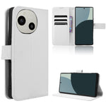 Custodia per telefono in pelle con trama a diamante, For Sharp Aquos R9, For Sharp Aquos Sense8, For Sharp Aquos R8 Pro / Leica Leitz Phone 3, For Sharp Aquos R8