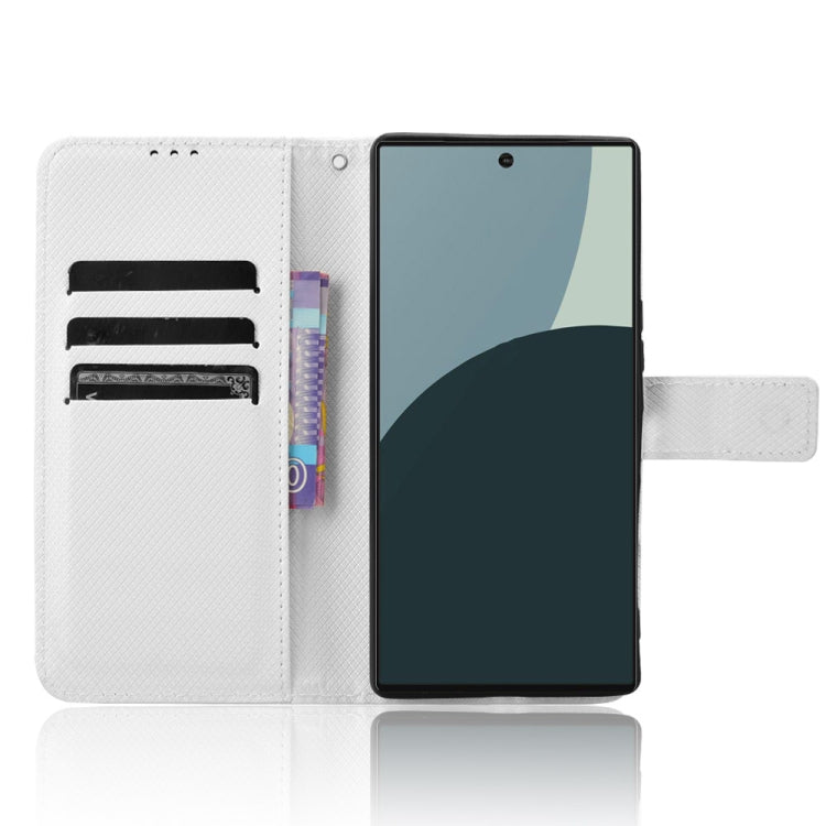 Custodia per telefono in pelle con trama a diamante, For Sharp Aquos R9, For Sharp Aquos Sense8, For Sharp Aquos R8 Pro / Leica Leitz Phone 3, For Sharp Aquos R8