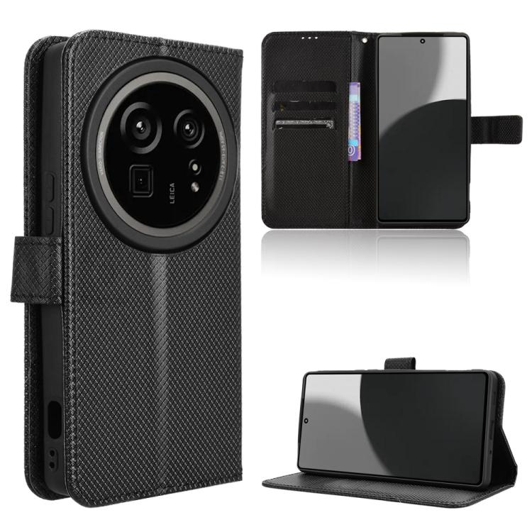 Custodia per telefono in pelle con trama a diamante, For Sharp Basio Active3, For Sharp Aquos Sense9, For Sharp Aquos R9 Pro, For Sharp Aquos wish4