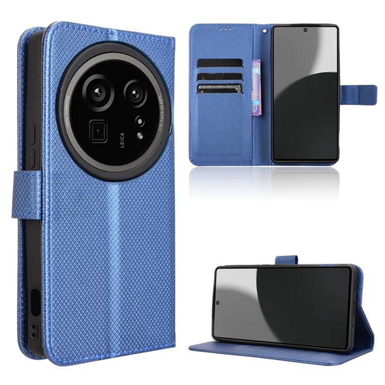 Custodia per telefono in pelle con trama a diamante, For Sharp Basio Active3, For Sharp Aquos Sense9, For Sharp Aquos R9 Pro, For Sharp Aquos wish4