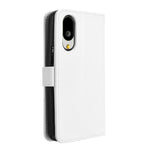 Custodia per telefono in pelle con trama a diamante, For Sharp Basio Active3, For Sharp Aquos Sense9, For Sharp Aquos R9 Pro, For Sharp Aquos wish4