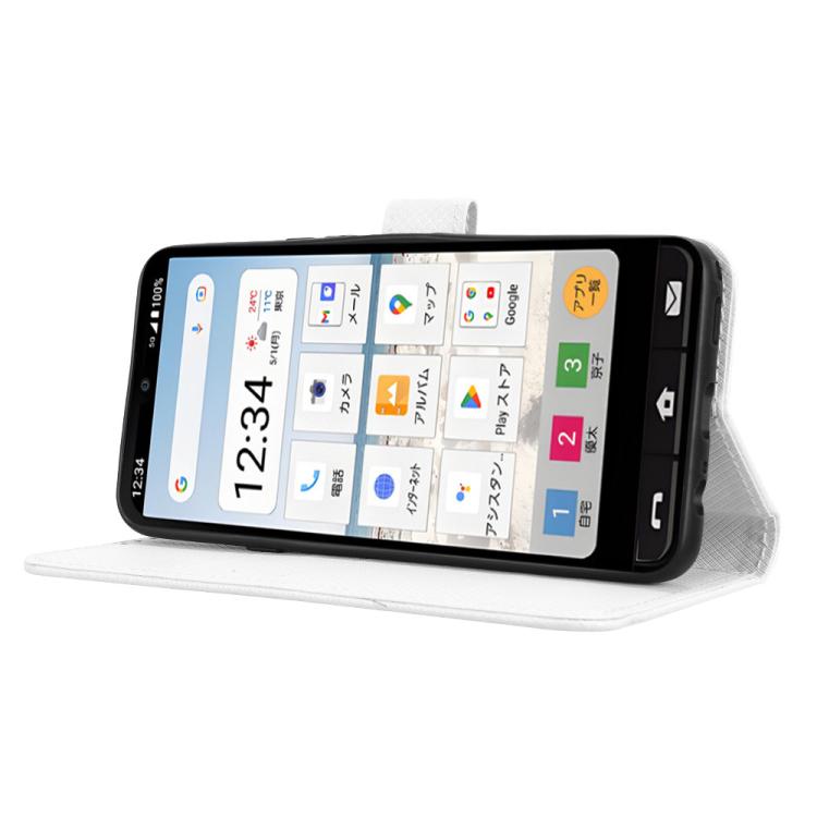 Custodia per telefono in pelle con trama a diamante, For Sharp Basio Active3, For Sharp Aquos Sense9, For Sharp Aquos R9 Pro, For Sharp Aquos wish4