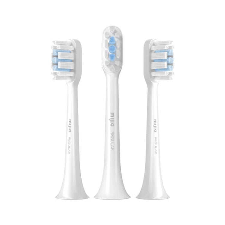Originale Xiaomi Mijia 3 pezzi testina tipo standard per spazzolino elettrico sonico T301 / T302, T301 & T302 Brush (White), T301 & T302 Brush (Black)