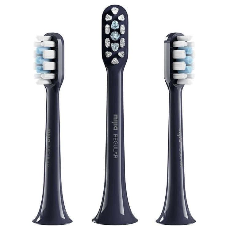Originale Xiaomi Mijia 3 pezzi testina tipo standard per spazzolino elettrico sonico T301 / T302, T301 & T302 Brush (White), T301 & T302 Brush (Black)