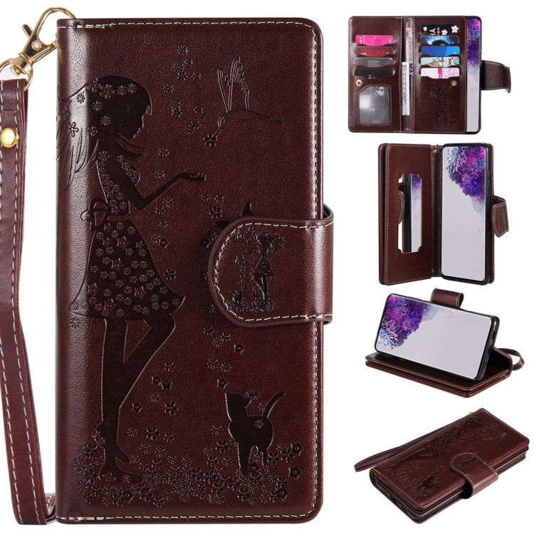 Custodia portafoglio in pelle per Samsung Galaxy S20 Ultra