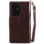 Custodia portafoglio in pelle per Samsung Galaxy S20 Ultra