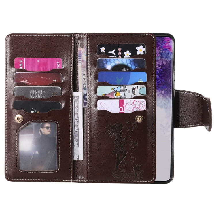 Custodia portafoglio in pelle per Samsung Galaxy S20 Ultra