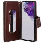 Custodia portafoglio in pelle per Samsung Galaxy S20 Ultra