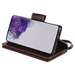 Custodia portafoglio in pelle per Samsung Galaxy S20 Ultra