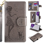 Custodia portafoglio in pelle per Samsung Galaxy S20 Ultra