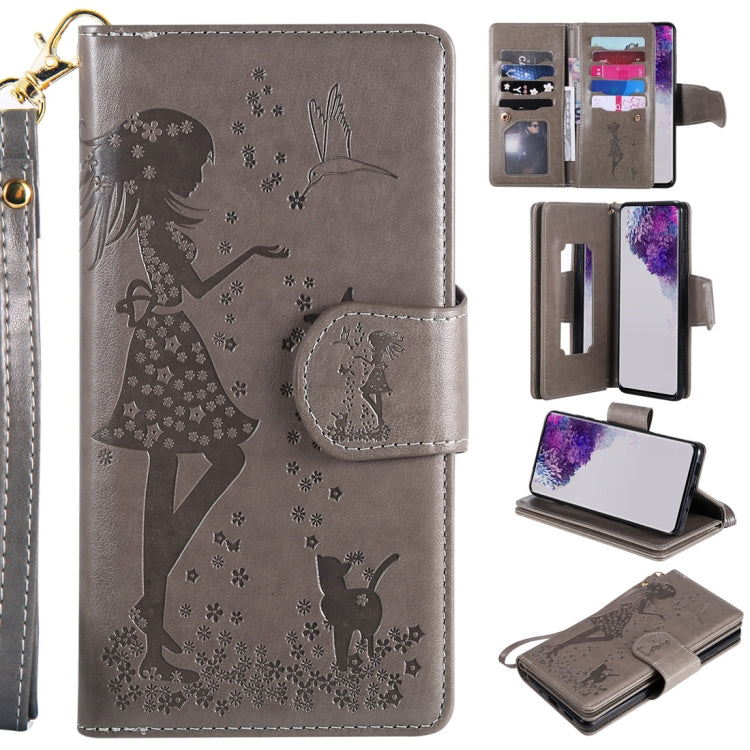 Custodia portafoglio in pelle per Samsung Galaxy S20 Ultra