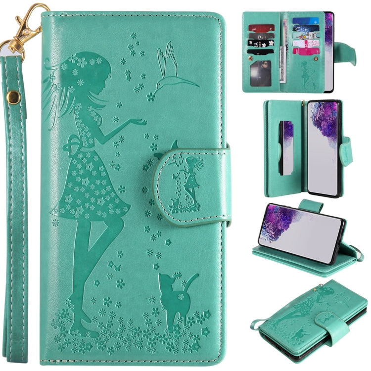 Custodia portafoglio in pelle per Samsung Galaxy S20 Ultra