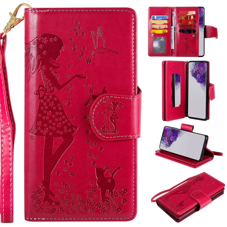 Custodia portafoglio in pelle per Samsung Galaxy S20 Ultra