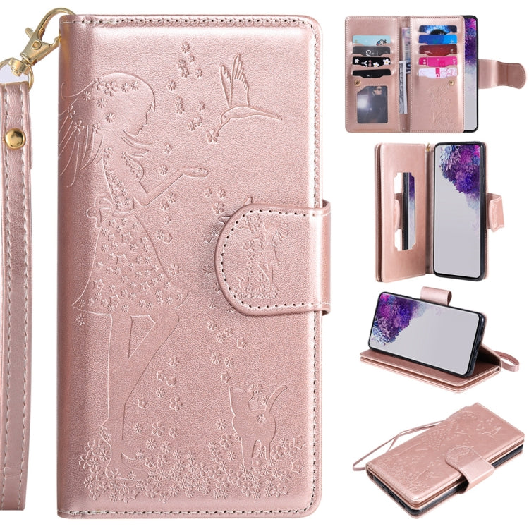 Custodia portafoglio in pelle per Samsung Galaxy S20 Ultra