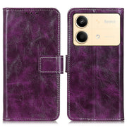 Custodia per cellulare in pelle a vibrazione orizzontale con struttura retrò Crazy Horse, For Xiaomi Redmi Note 13R Pro, For Xiaomi Redmi Note 13 Pro 5G/Poco X6, For Xiaomi 14 Ultra, For Xiaomi 14 Pro, For Xiaomi 14