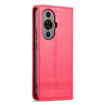 AZNS Custodia per telefono in pelle a conchiglia con struttura in vitello magnetico, For Huawei Nova 11 Pro, For Huawei Nova 11