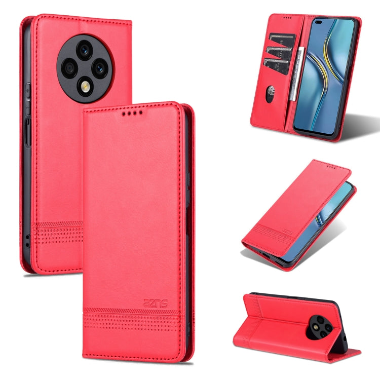 AZNS Custodia per telefono in pelle a conchiglia con struttura in vitello magnetico, For Huawei Mate 60 Pro, For Huawei Enjoy 60 Pro, For Huawei Maimang 20, For Huawei Enjoy 60X