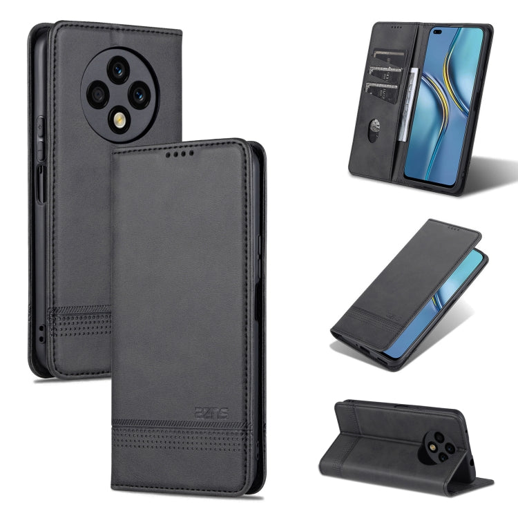AZNS Custodia per telefono in pelle a conchiglia con struttura in vitello magnetico, For Huawei Mate 60 Pro, For Huawei Enjoy 60 Pro, For Huawei Maimang 20, For Huawei Enjoy 60X